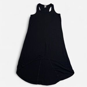 Hard Tail Forever Black High Low Dress, Large, Tank Top Casual Cool Girl Relaxed